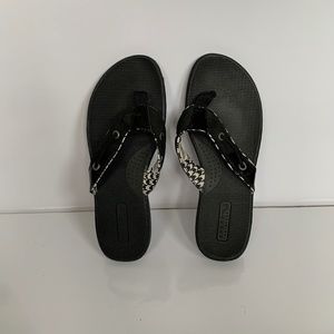 Sperry Top-Sider Seafish Thong Slip On Sandal Sz 8